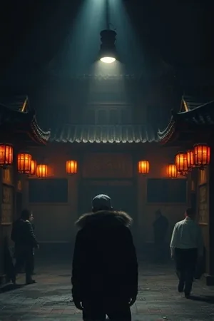 月光快递短片画面，月光下自行车后座的纸箱