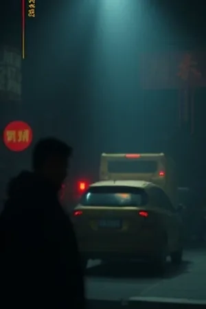 像素风暴纪录片画面，服务器机柜与跳动的数据光点